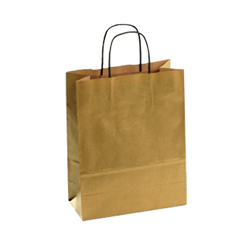 Large Gold Kraft Paper Bag